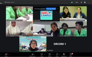 Suasana sesi debat online dari Energy Debate Championship (EDC) pada PGTC 2026.