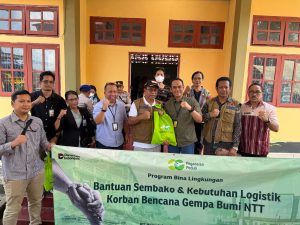 PT Pegadaian (Persero) Kantor Wilayah VII Bali Nusra Salurkan Bantuan kepada Korban Gemoa NTT.