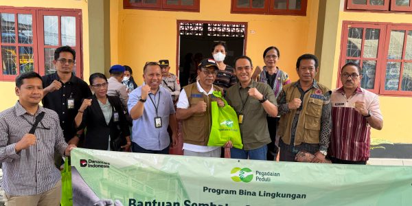 PT Pegadaian (Persero) Kantor Wilayah VII Bali Nusra Salurkan Bantuan kepada Korban Gemoa NTT.