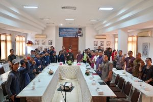 Wakil Wali Kota Denpasar, I Kadek Agus Arya Wibawa saat menghadiri evaluasi Tata Kelola Perusahaandan Digitalisasi di Perumda Bhukti Praja Sewakadarma, Jumat (21/8).