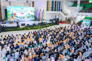 Talkshow Roadshow Pertamina Goes to Campus (PGTC) 2026 di Auditorium Mokodompit, Universitas Halu Oleo, Kendari.
