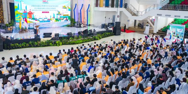Talkshow Roadshow Pertamina Goes to Campus (PGTC) 2026 di Auditorium Mokodompit, Universitas Halu Oleo, Kendari.