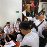 Sidak Tim Pembinaan Kepegawaian dan Penegakan Pelanggaran Disiplin ASN atau Tim Disiplin Pemkab Badung di DPUPR dan BPKAD.